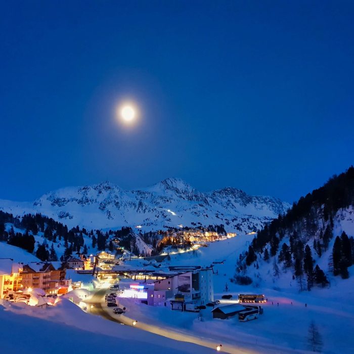 Postcard from Austria: Full Moon in Obertauern