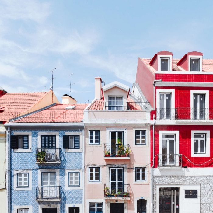Postcard from Portugal: Row Houses in Lisbon