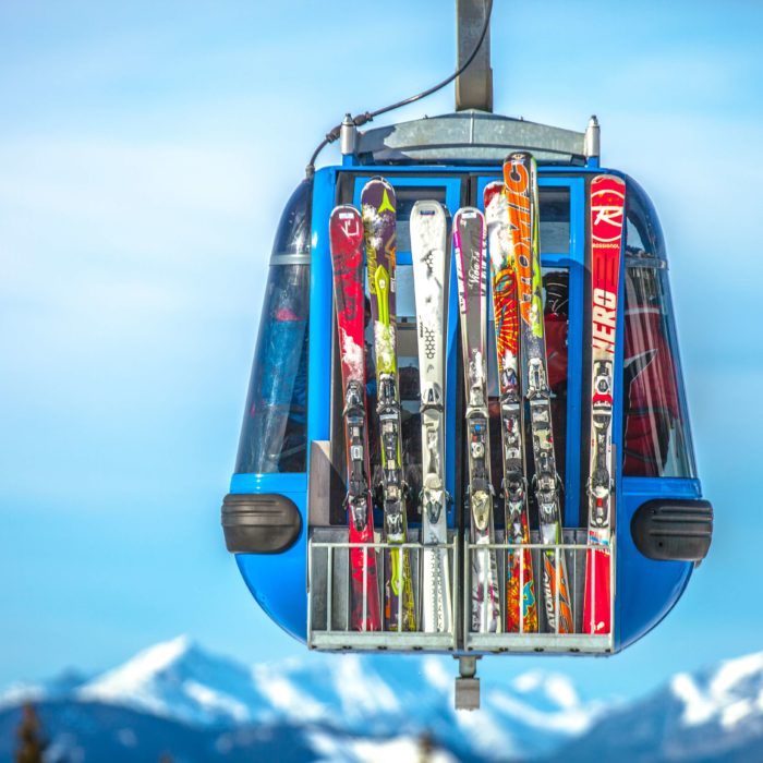 Postcard from Austria: Ski lift in Zell am Ziller