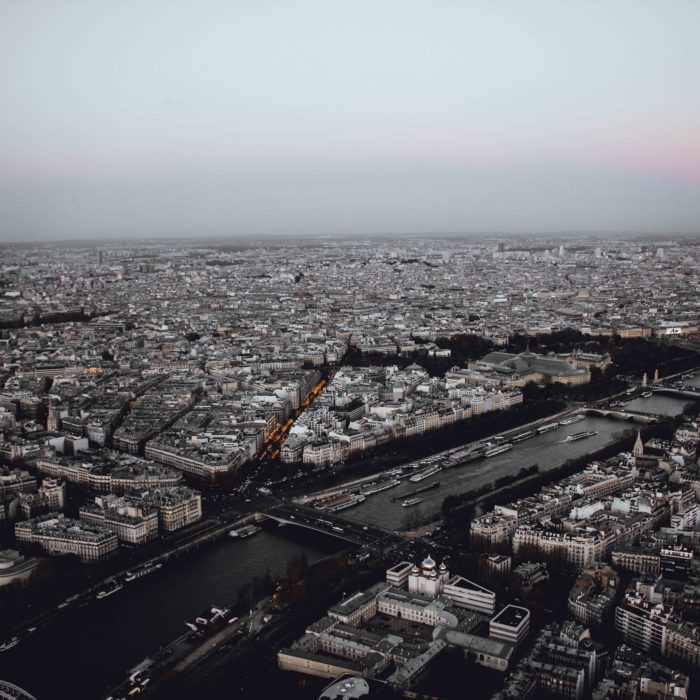 Postcard from France: Bird’s eye view of the Seine in Paris