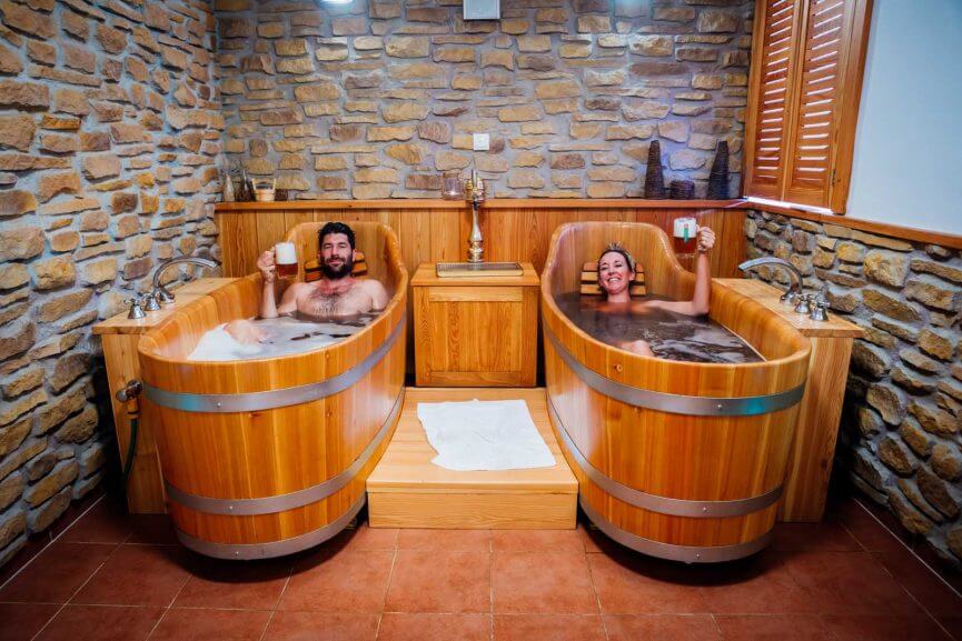 Bobo and Chichi Beer Spa experience