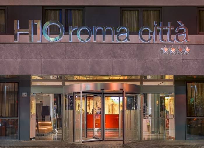 Front entrance of H10 Roma Città