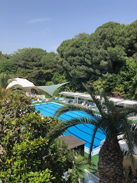 Pool area at Hotel Mirasole, Gaeta