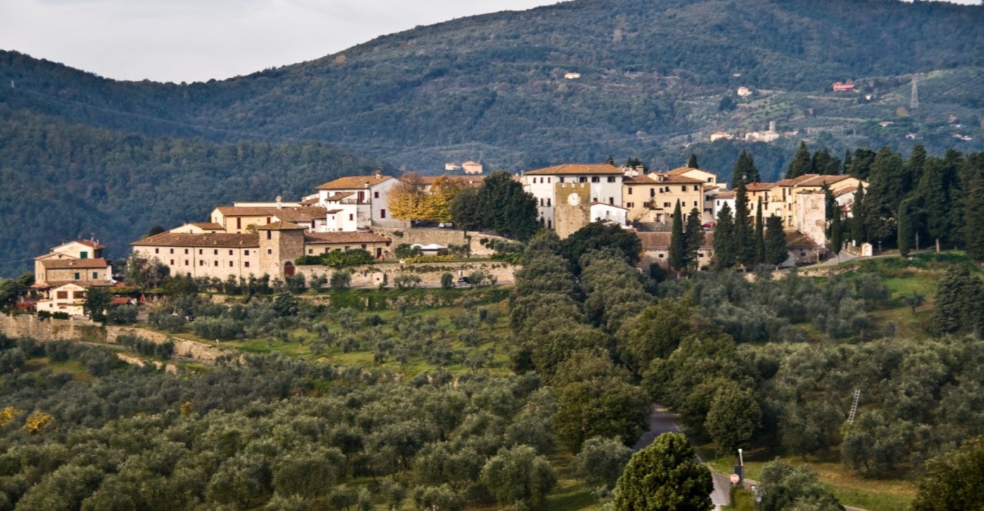 Artimino Village from afar